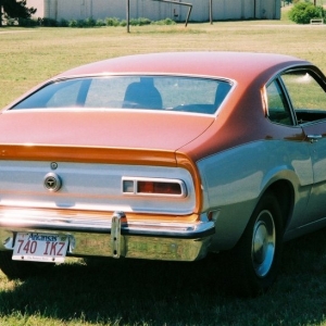 From the rear