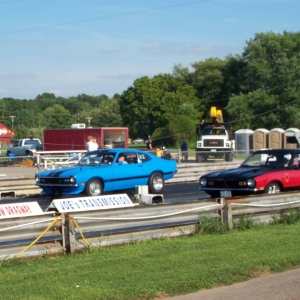 Dan Starnes in the staging lanes