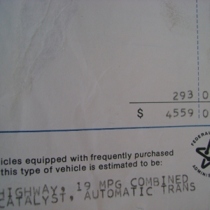 1977 Maverick Window Sticker