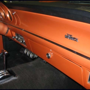 74 Orange Grabber Interior