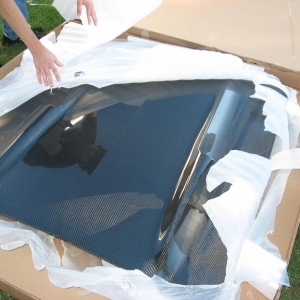 Carbon fiber hood