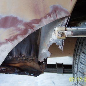 Rebuilding The Rusty Quarter Panel