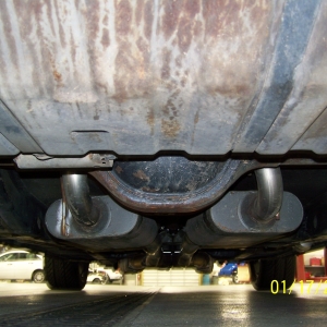 Fuel Tank And Pump Bracket Rear