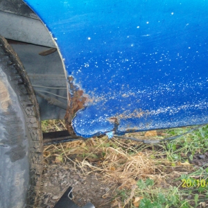 d side rear qtr rust