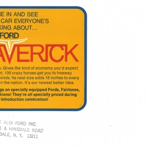 "Meet Maverick" Postcard