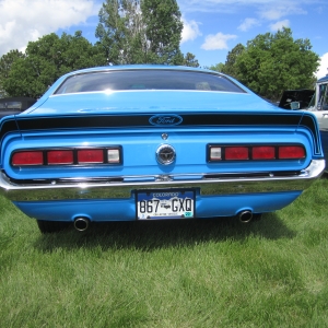 rear of car