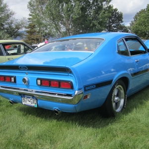 rear of car