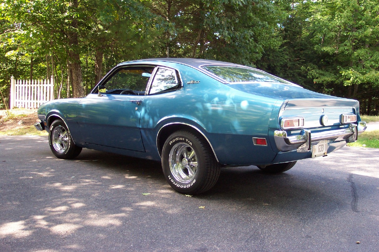 73 Maverick rear side