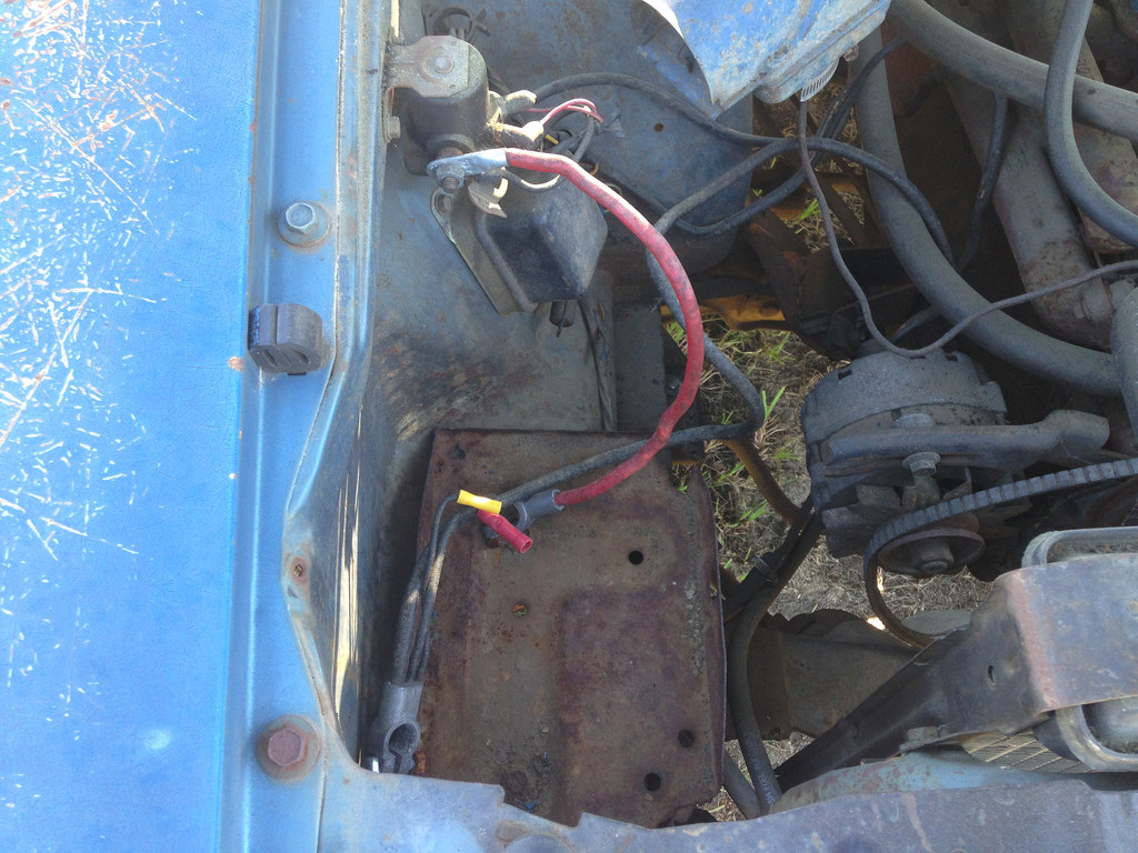 Battery Tray and Cables