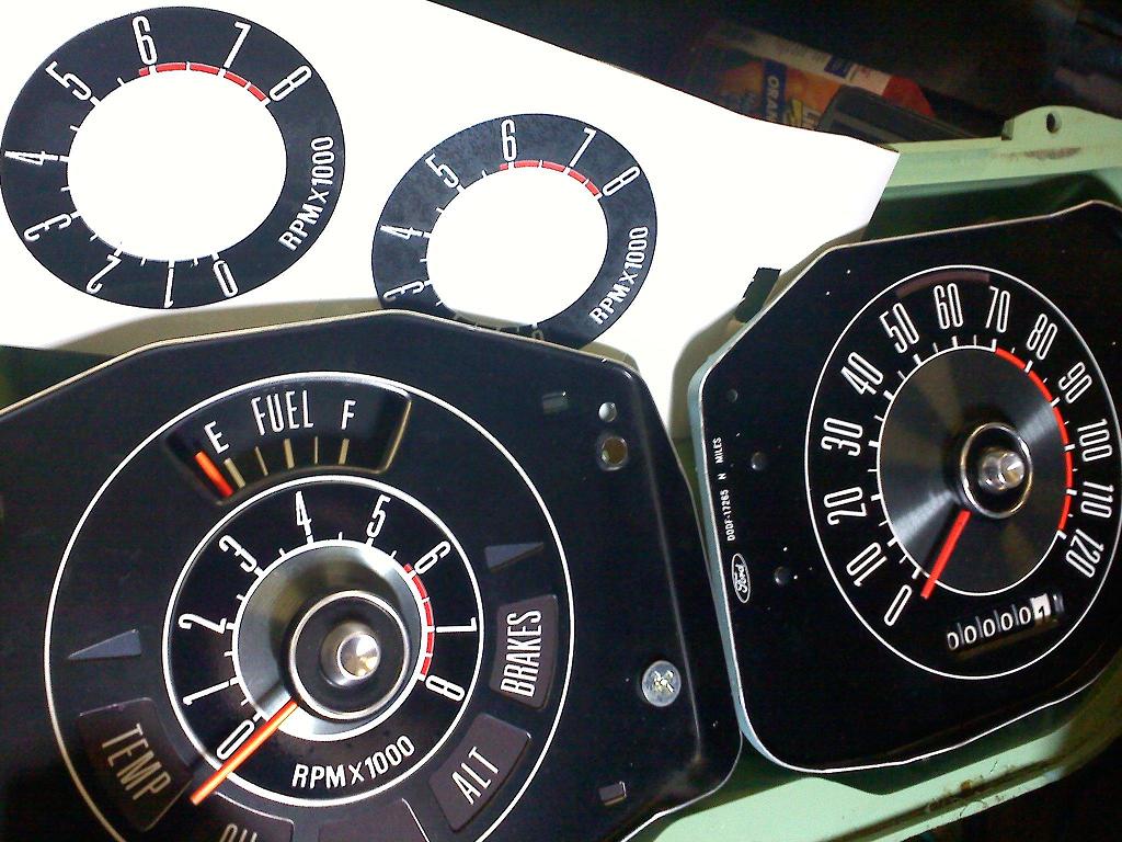 Brazillian Tach With Custom Overlays For Maverick