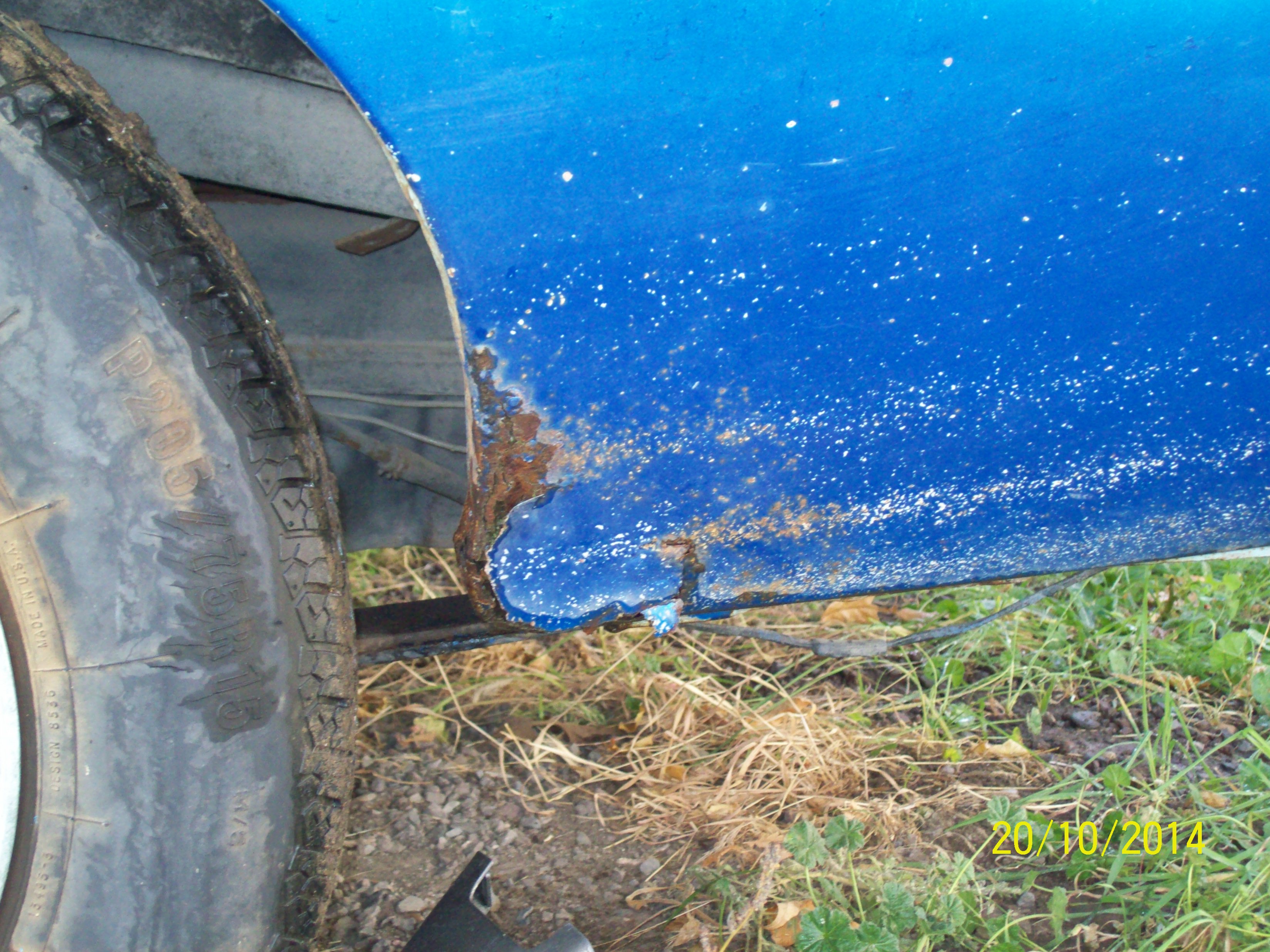 d side rear qtr rust