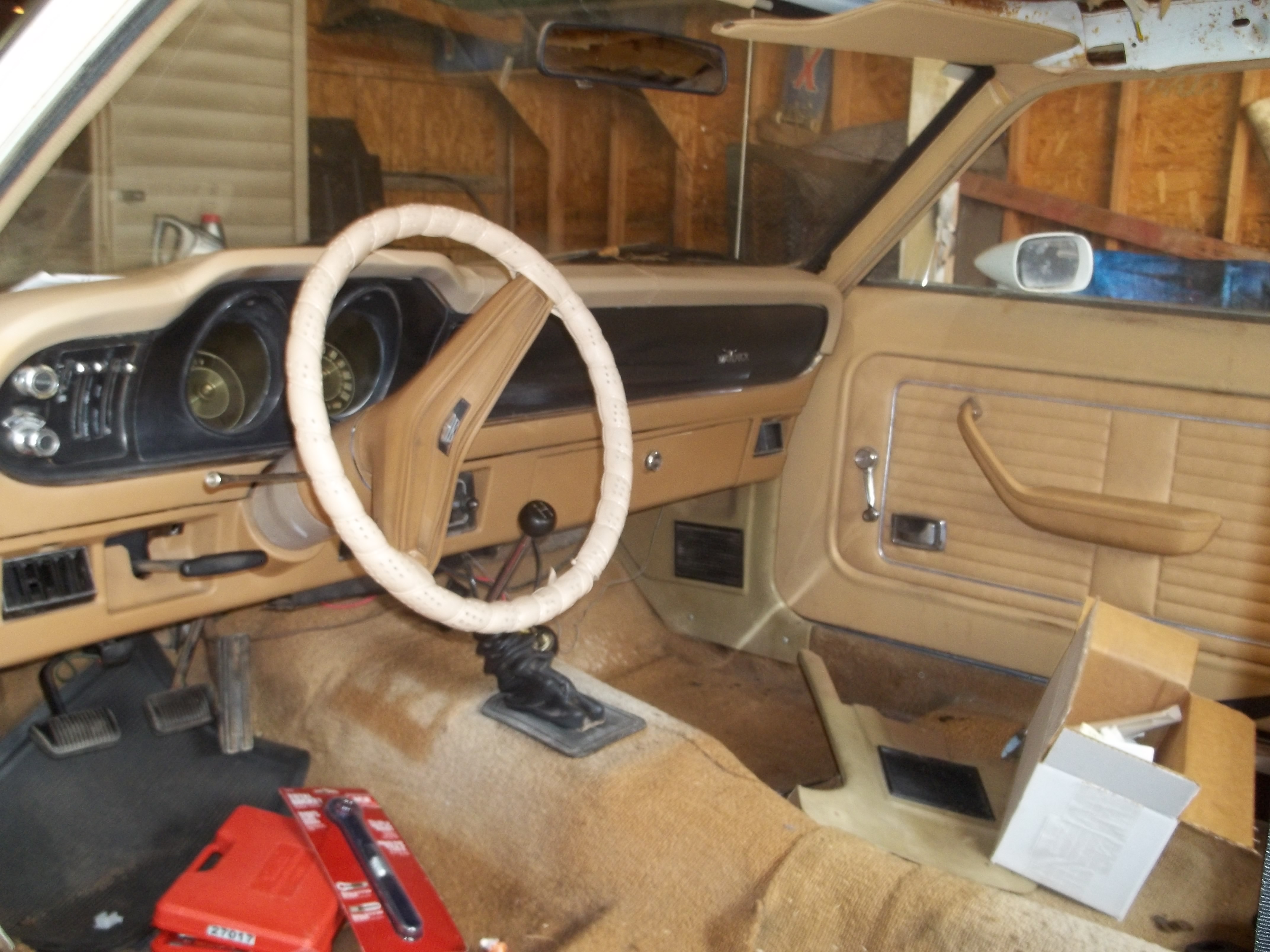 dash and interior before