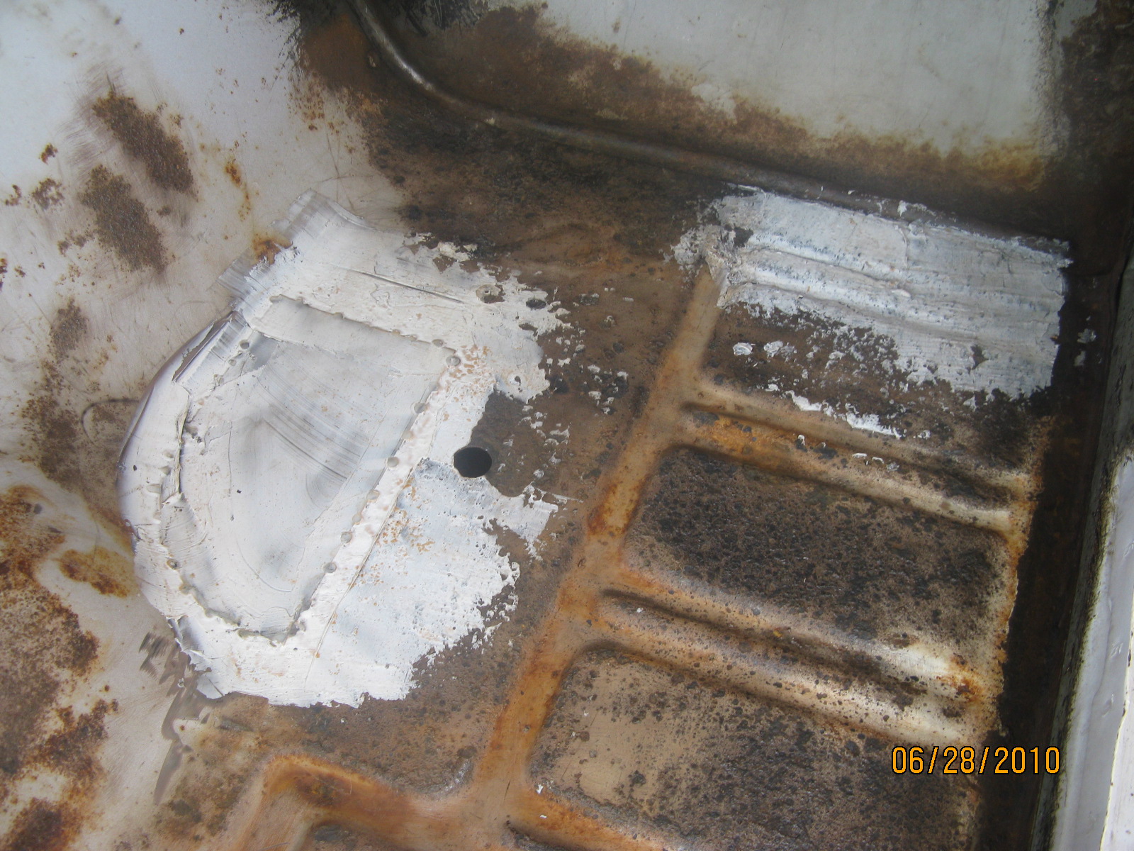 Front Passenger Side Floor After Welding