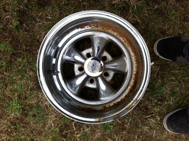 Half Cleaned With Tin Foil And Water!