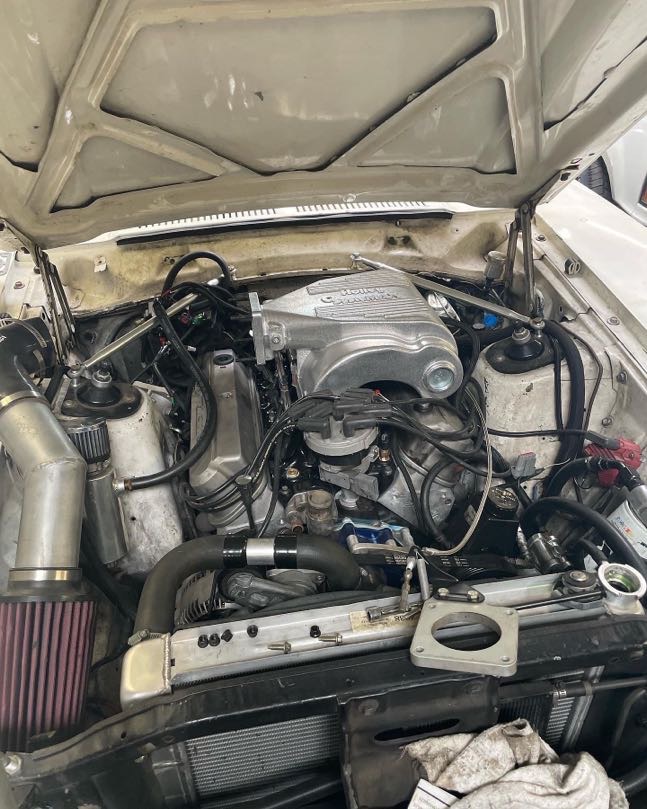 Holley intake installation