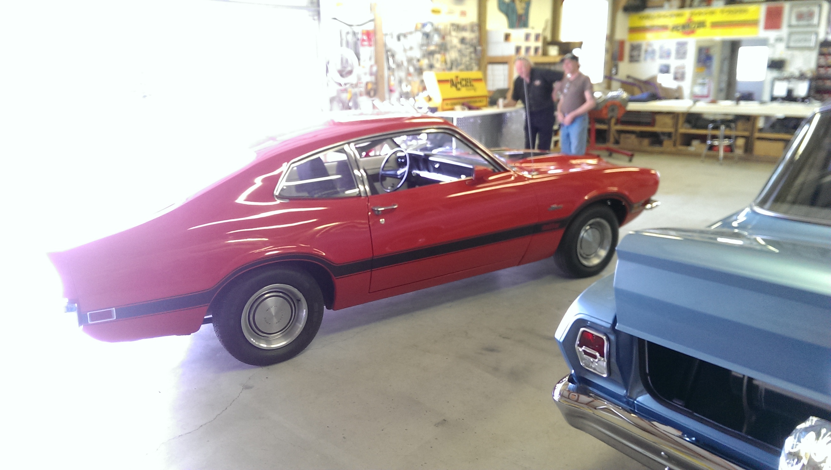 In the shop to begin disassembly