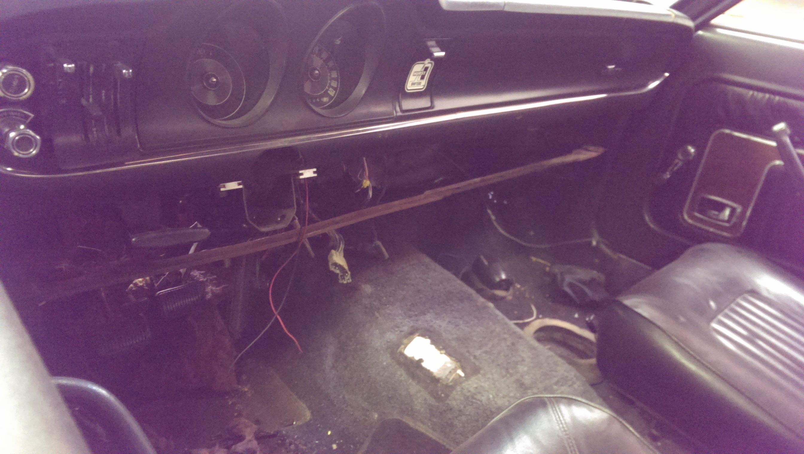 Removal Of Steering Wheel And Heater Box