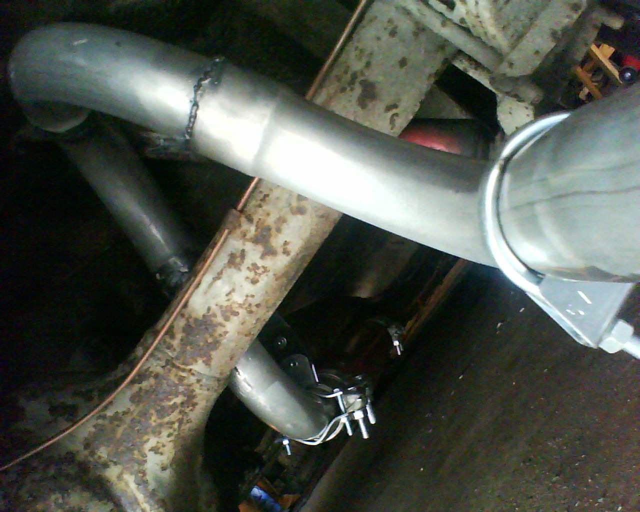 Welding And Mounting The Glasspack