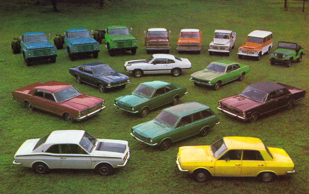 Brazilian Brochures - 1975 Fords